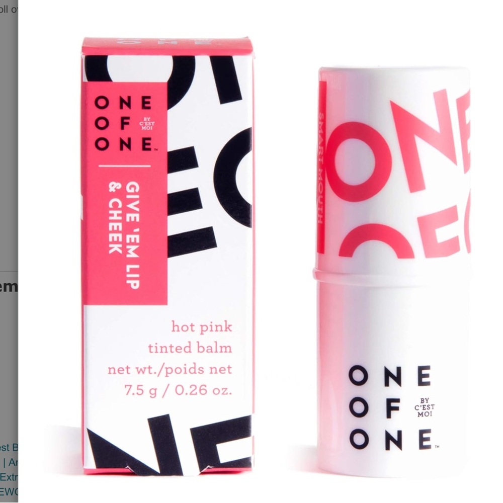 One of One by C'est Moi Give 'Em Lip (& Cheek) Tinted Balm - Hot Pink